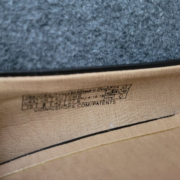 Vionic US Size 10 Josie Black Leather Kitten Heels - Picture 9 of 9